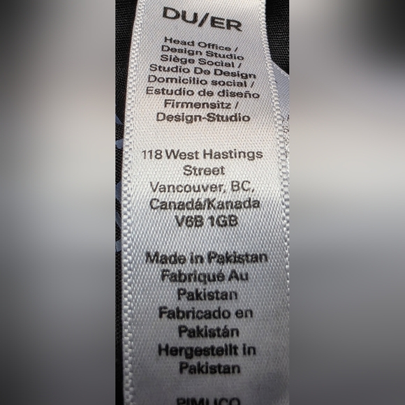 DU/ER Black Button Up Jeans 27/27. Straight Leg - Picture 7 of 10